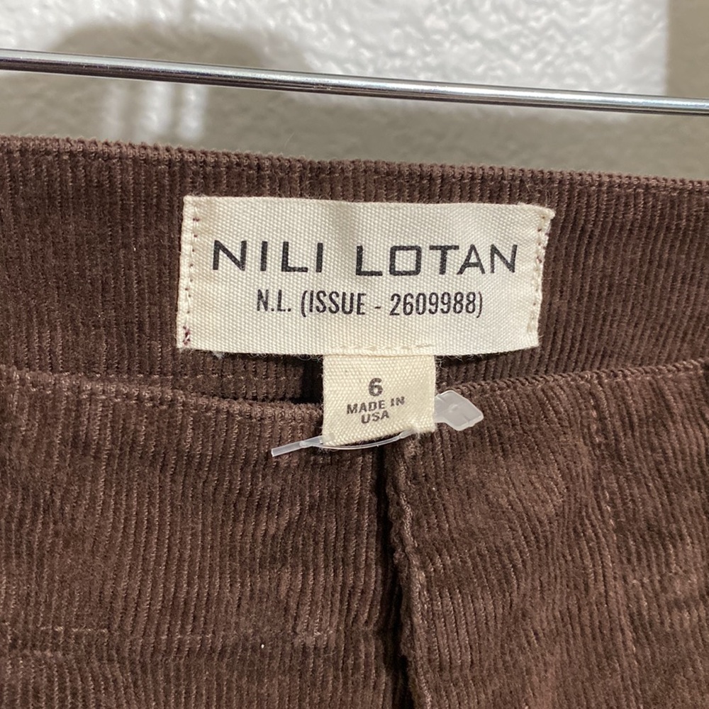 Nili Lotan Brown Corduroy Pants - Picture 5 of 5
